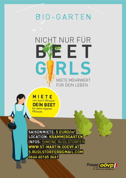 Miete dein Beet im Bio Garten St. Martin im Mkr. Frauen in der OÖVP
